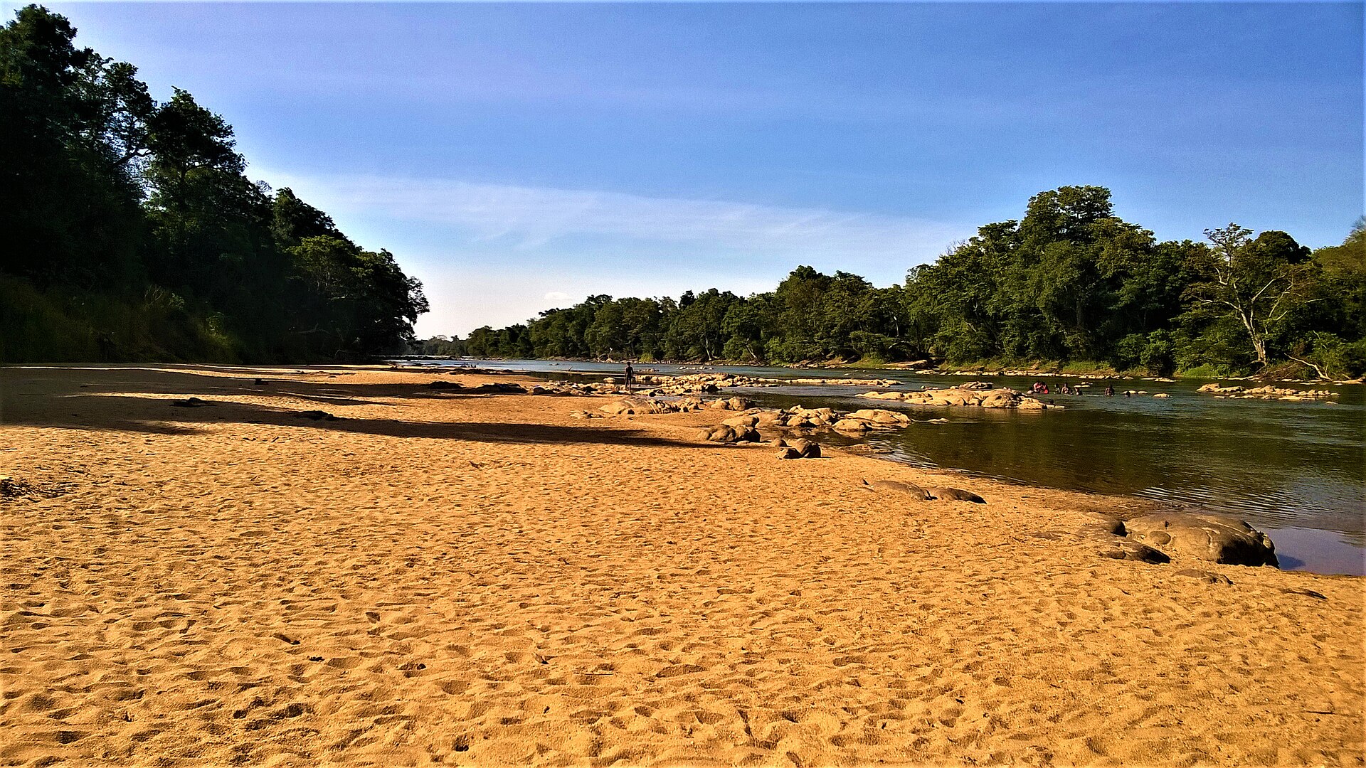 The Mahaweli River at Wasgamuwa National Park, Sri Lanka